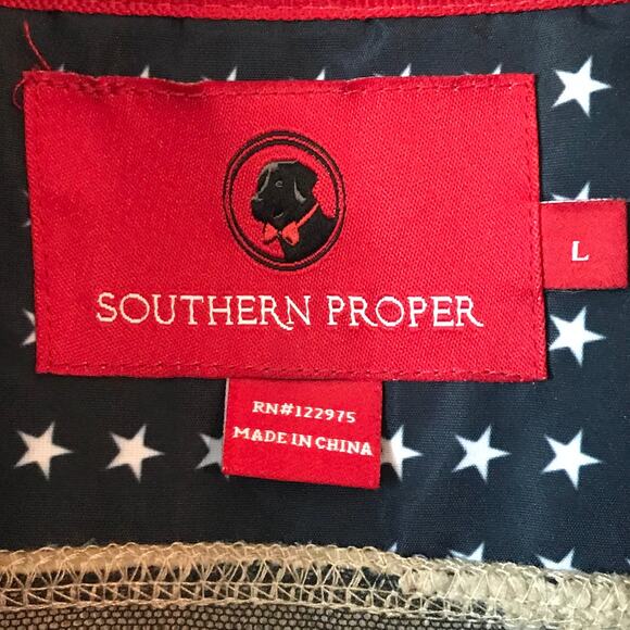 Southern Proper Vest Mens Sherpa Zip Front Sleeveless Warm Fall Winter Large - Picture 3 of 10